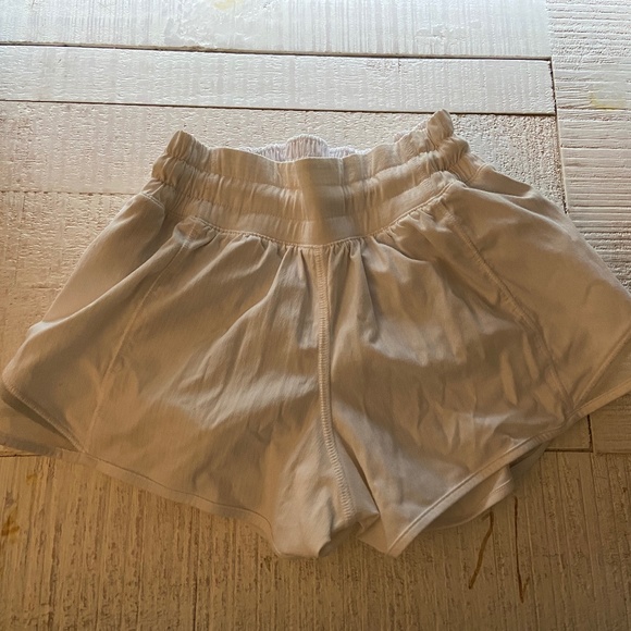White Lululemon Shorts - Picture 1 of 5